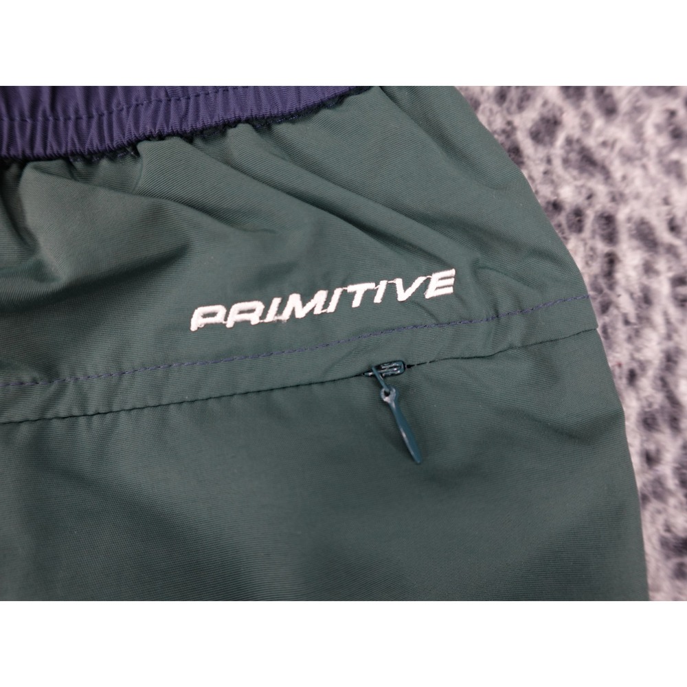 Primitive Skateboarding Colorblock Shorts Mens Small Navy Green Globe Logo 7893 - Picture 5 of 8